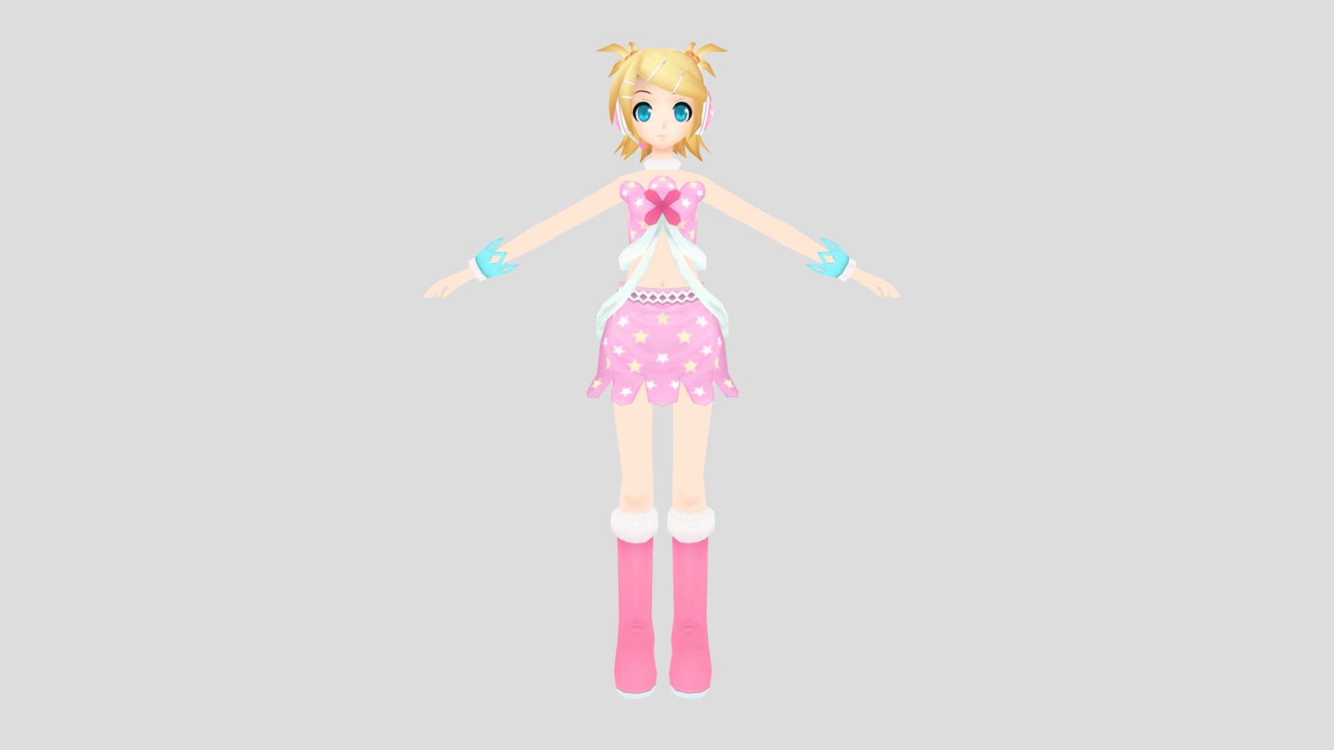 Kagamine Rin Ami- Mami- Style - Download Free 3D model by 雨宮レン