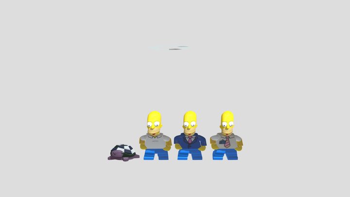 Lego dimensions the Simpsons pack 3D Model