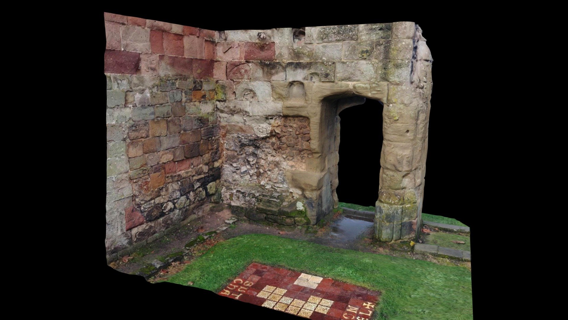 Eastern entrance at St James's Priory, Dudley