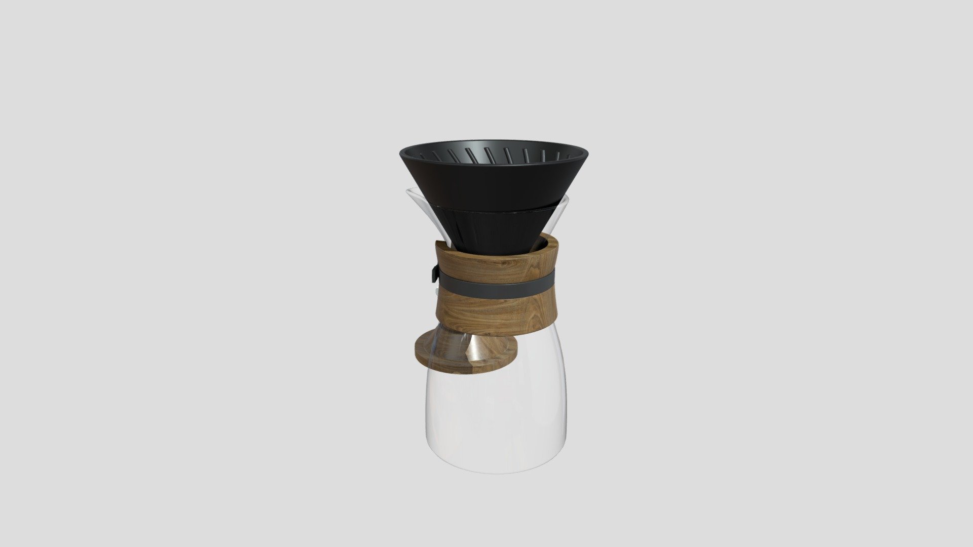 Aurora Pour Over Coffee Maker Glass CPC550-04A — Sketchfab embed 3D viewer