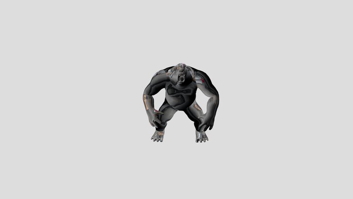 Cyclops Posed 3D Model