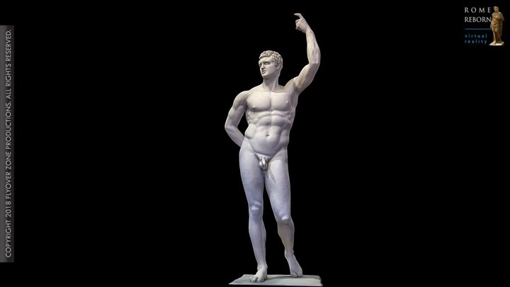 3D rendering of Hellenistic Prince