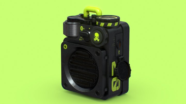 Portable Speaker 3D Model