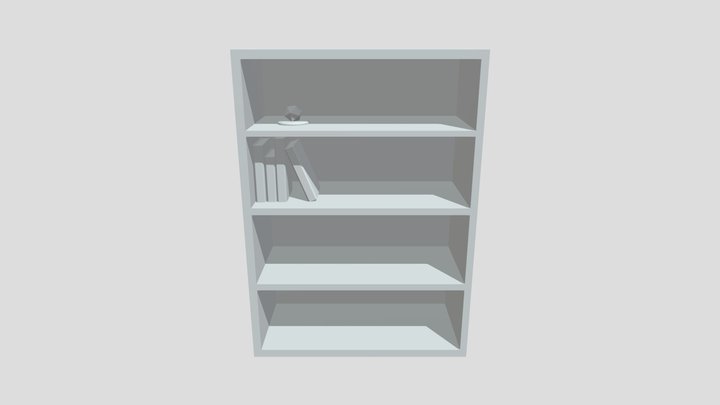 Bokhylla 3D Model