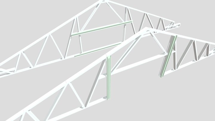 AC openning details in Truss 3D Model