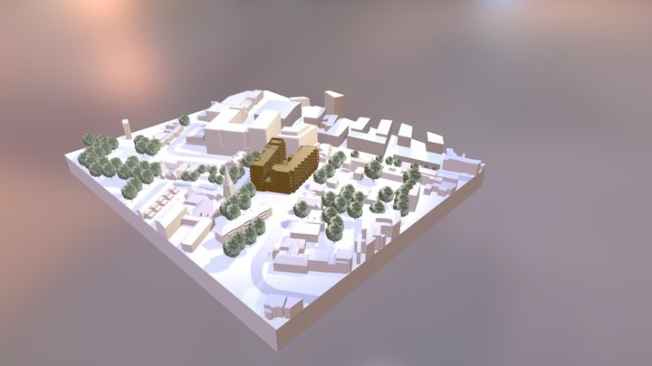 Police Station Web 3D Model