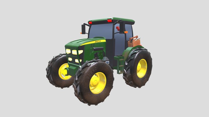 Final Tractor 3D Model