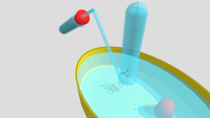Experiment: Wasserstoff / Sauerstoff erzeugen 3D Model