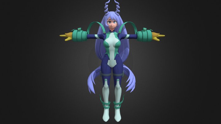 Nejire - My Hero Ultra Rumble 3D Model