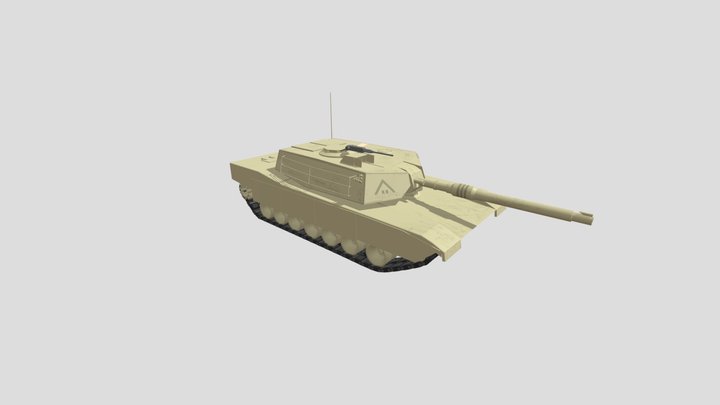Medium-high poly Abrams model 3D Model