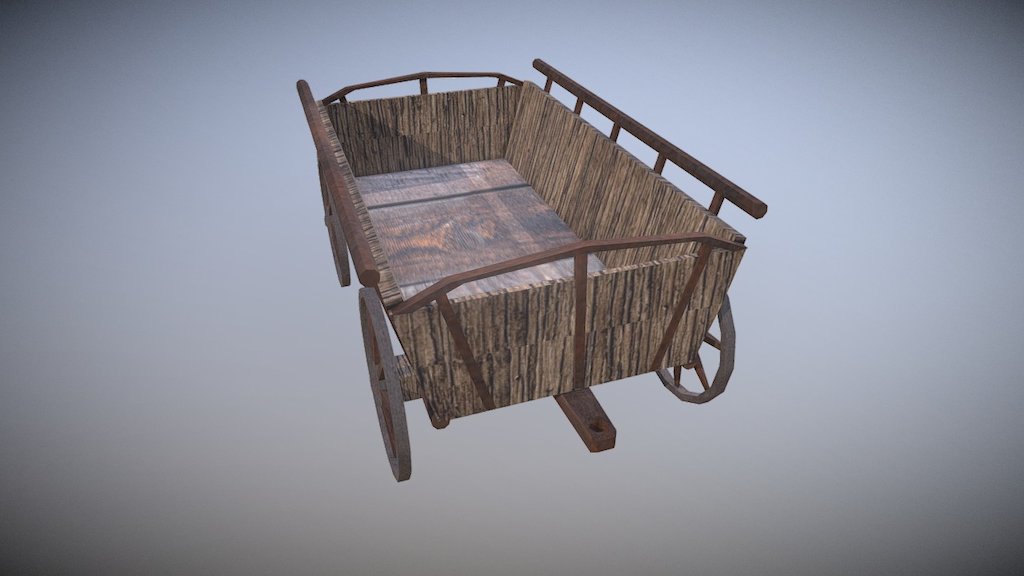 Wooden cart