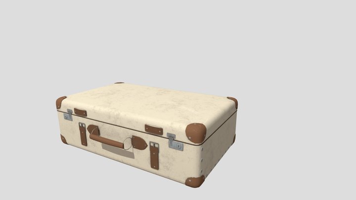 Anim Suitcase 3D Model