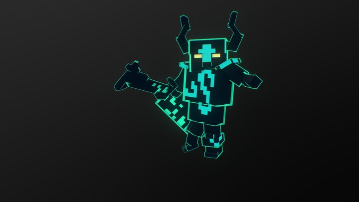 Phantom Ganon - The Legend of Zelda / Minecraft 3D Model