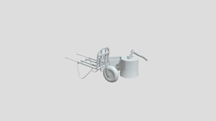 3D1 - 3 Simple Props 3D Model