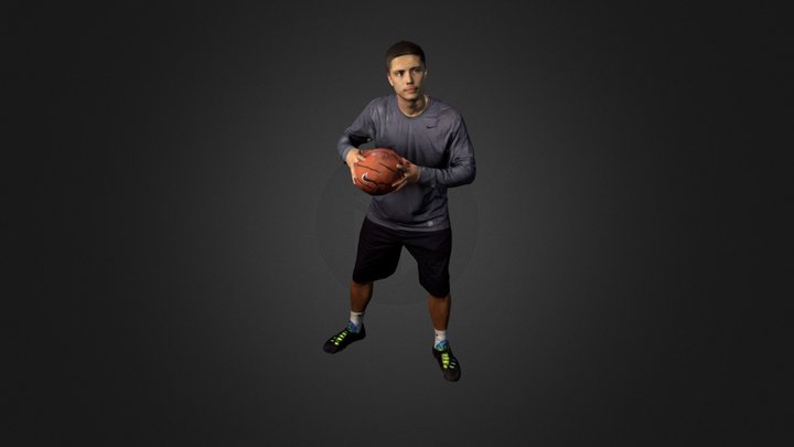 B Rad Bball 3D Model