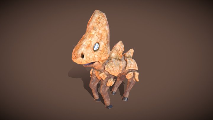 Rocky Creature 3D Model