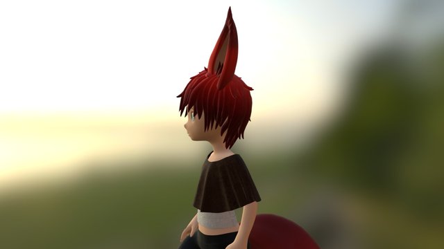 Leo Chibi OC 3D Model