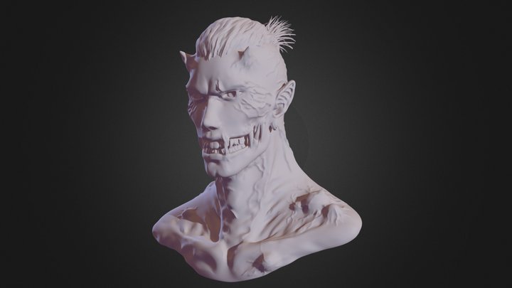 Biohazard Beast (Head) 3D Model