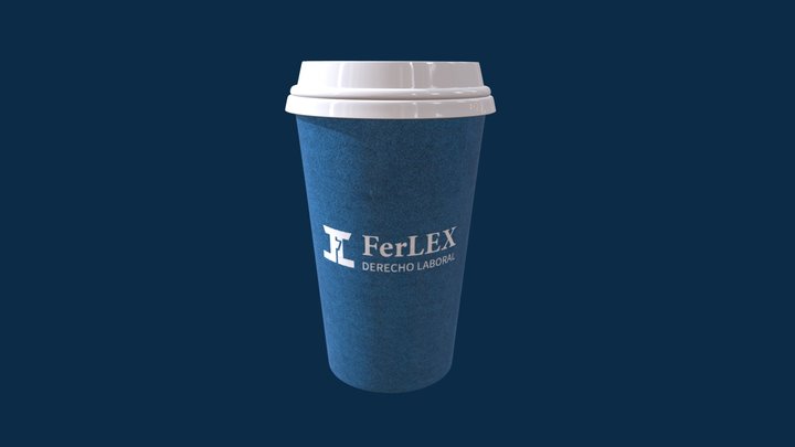 Merchandising Taza Cafe FerLEX 3D Model