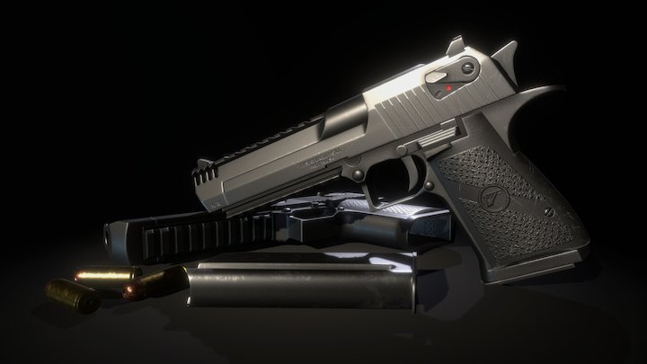 Desert Eagle Mark XIX 3D Model