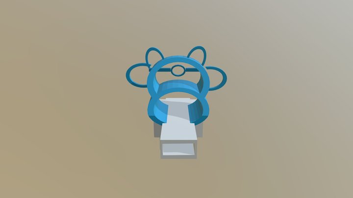 Old Nerf Cow Sight 3D Model