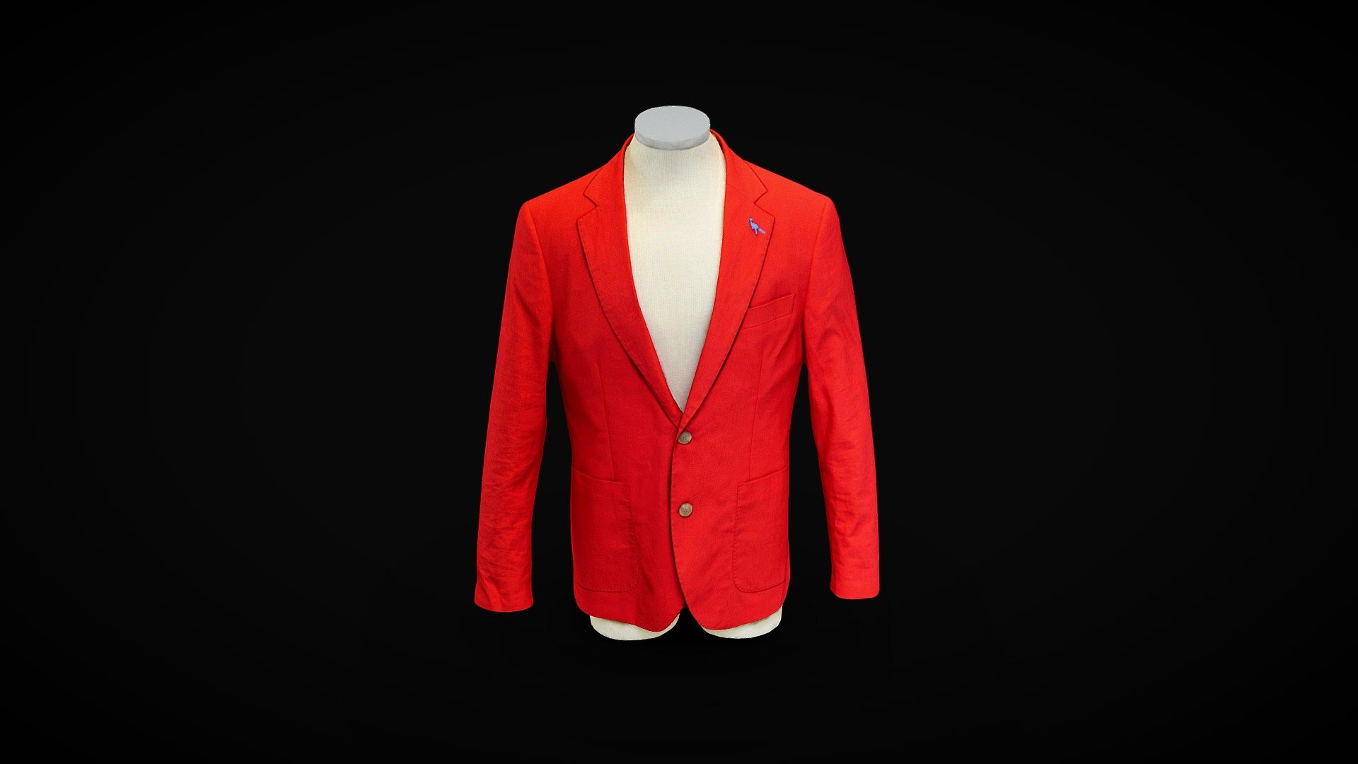 blazer red sketch