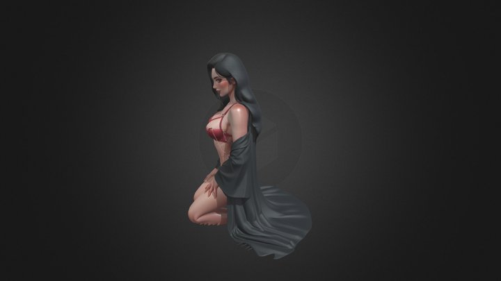 Blackredgirl – Modello 3D gratuito STL