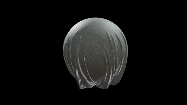 Plain Grey Velvet 1472302 3D Model