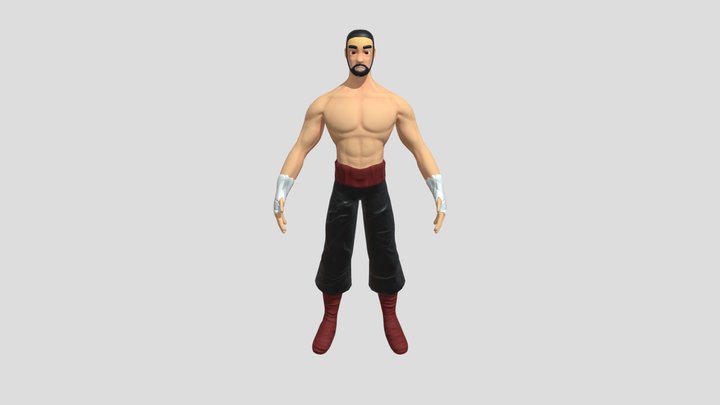 ChazLeBlanc_CharacterPipeline 3D Model