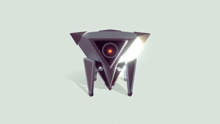 Jumbotron Ground Bot Concept Design - Rec Room 3D Model