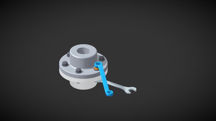 【VR动画】梅花扳手的使用 3D Model
