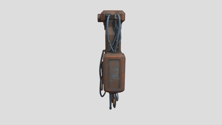 Cyberpunk Light (from Cyber Prop Pack Vol.1) 3D Model
