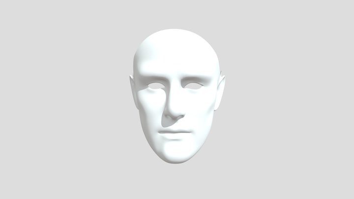Mask man 3D Model