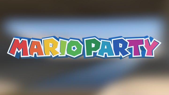 Mario Party Logo 3D Model