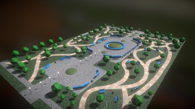 Предпросмотр парка 3D Model