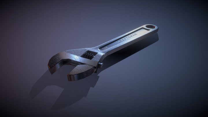Wrench task 3D Model
