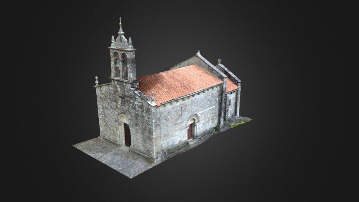 Igrexa de Santiago de Cereixo 3D Model