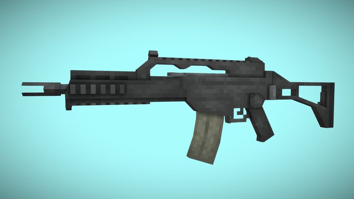 SCP Containment Breach Multiplayer HK-G36 - Download Free 3D model