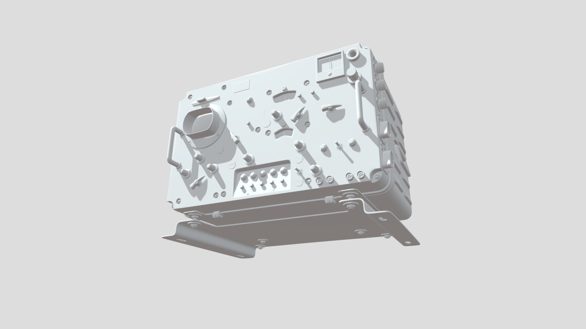Radiostation R-355_HIGHPOLY