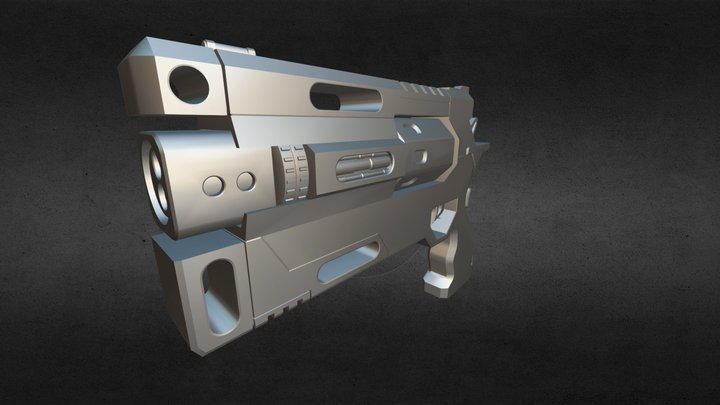 Wingman Revolver 3D Model