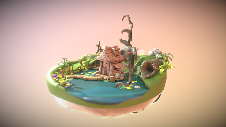 Swamp Haunted 3D Model
