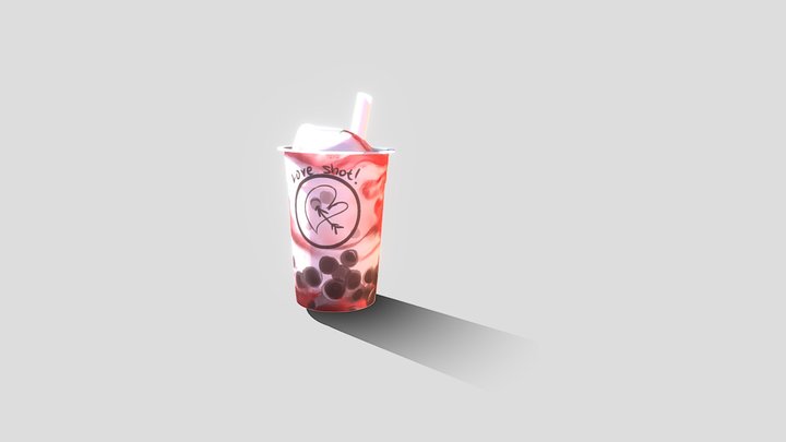 OBJ_BubbleTea_v04 3D Model