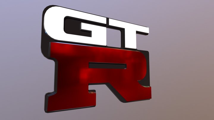 GTR Badge 3D Model