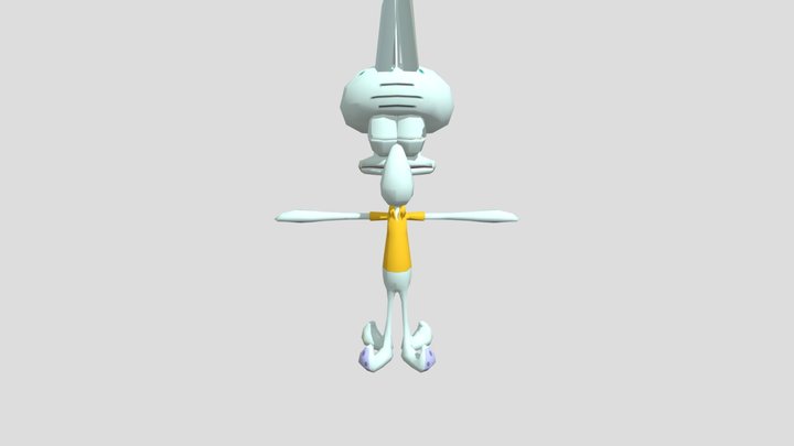 Sponge Bob's Atlantis: Squidward Tentacles 3D Model