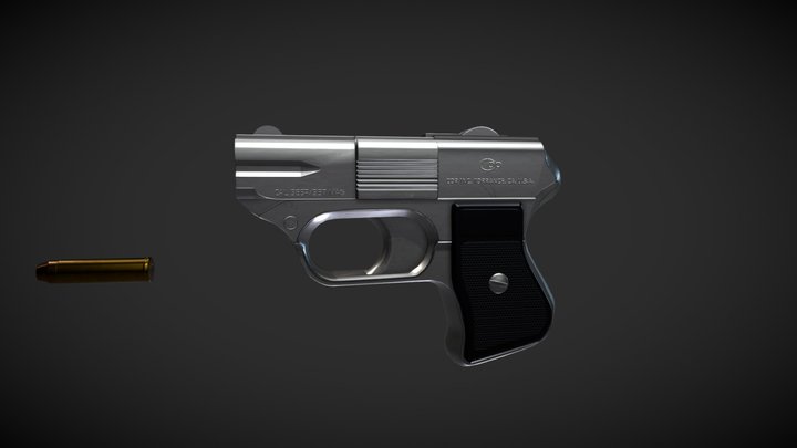 Cop .357 derringer 3D Model