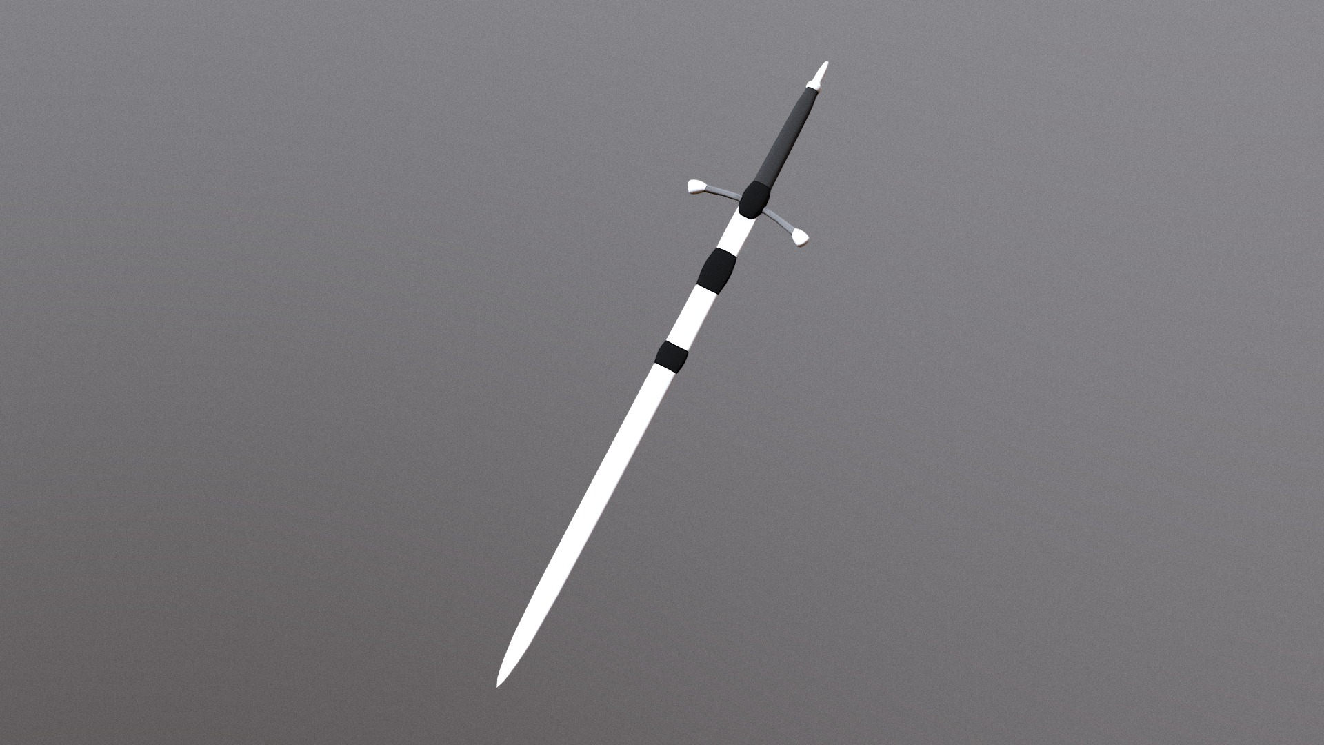 Low Poly Two Handed Sword