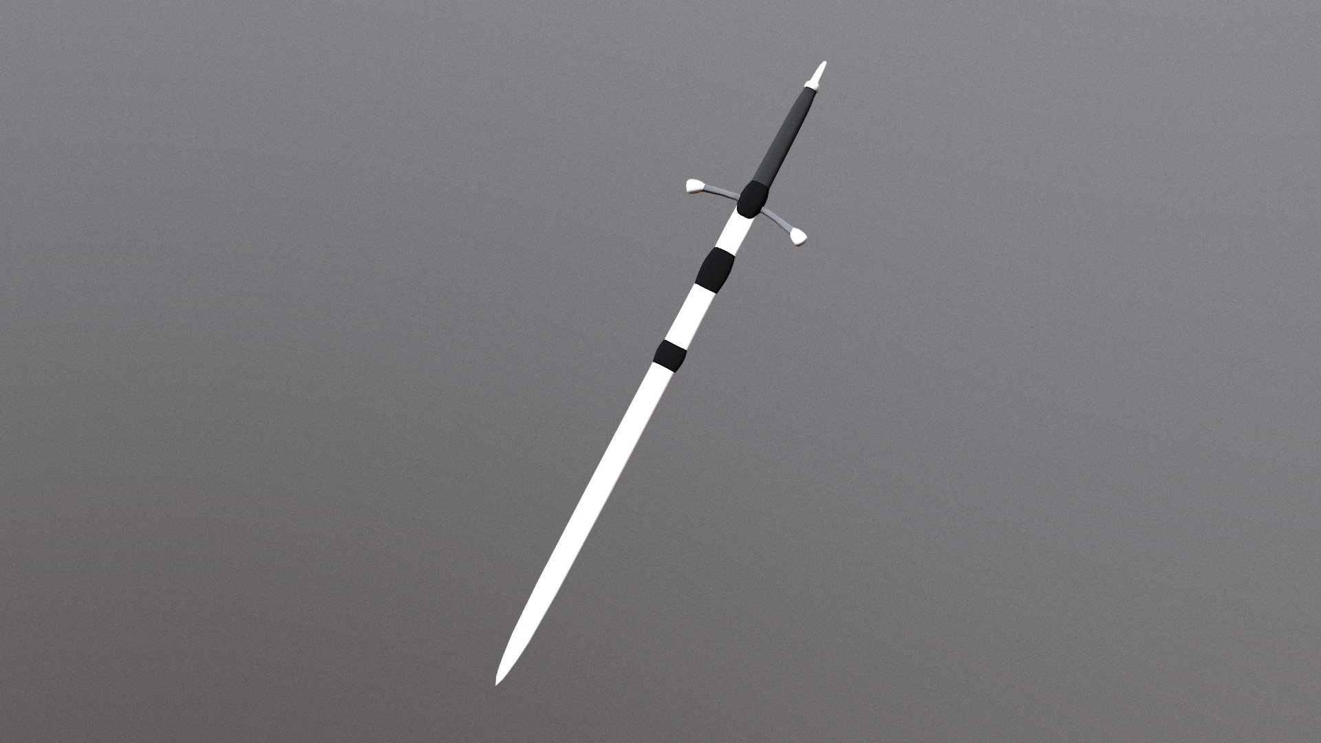 Low Poly Two Handed Sword