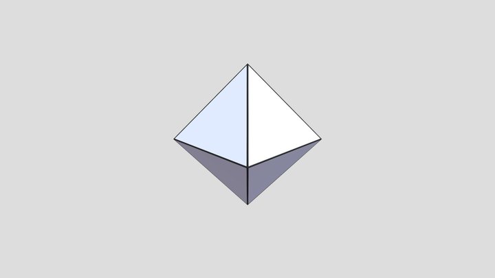 UXR.ZONE octahedron 3D Model