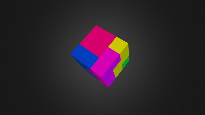 Puzzle Cube 3D Model