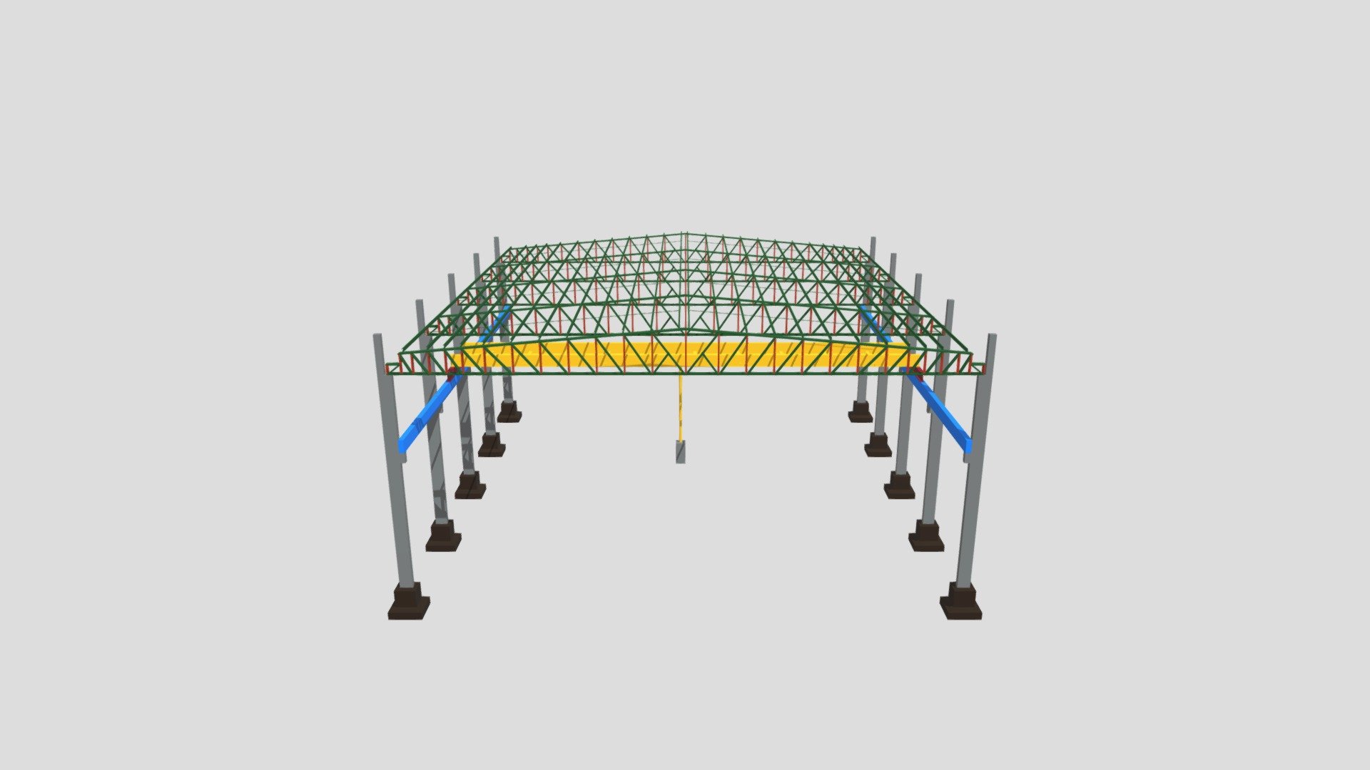 Modelagem Estrutural - Ponte Rolante